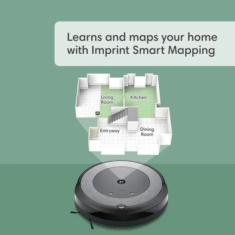 TGBFiRobot Roomba Combo i5 Robot aspirapolvere e scopa - Pulito in stanza con mappatura intelligente, funziona con Alexa, polvere di pulizia personalizzata, Ali