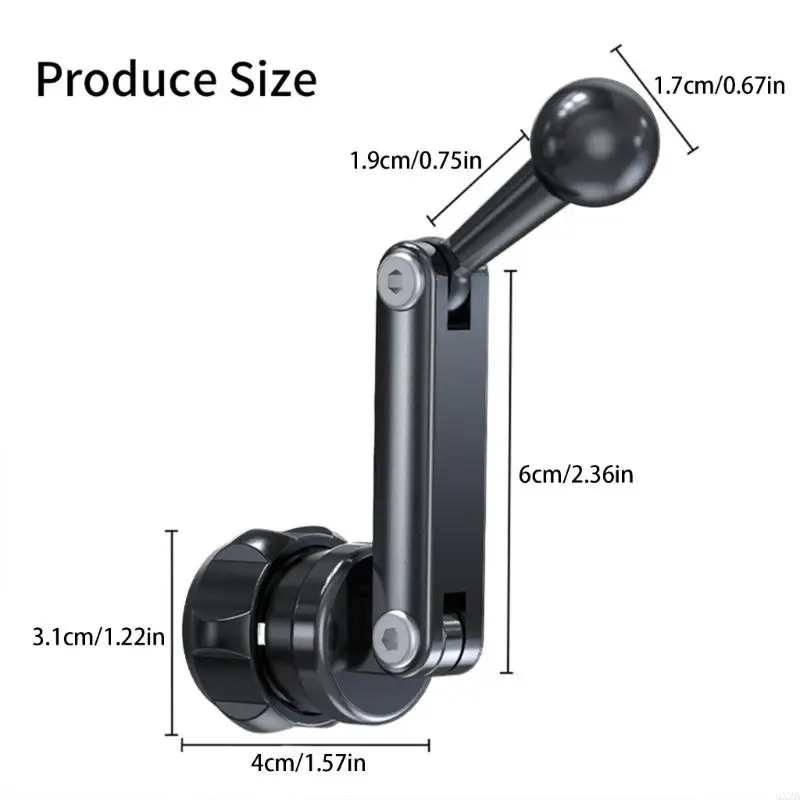 Universal 17mm Ball Coint Extender Bracket Rod Rod Bracket مناسبة لموقف الهاتف Air Outlet وتصاعد الملاحة
