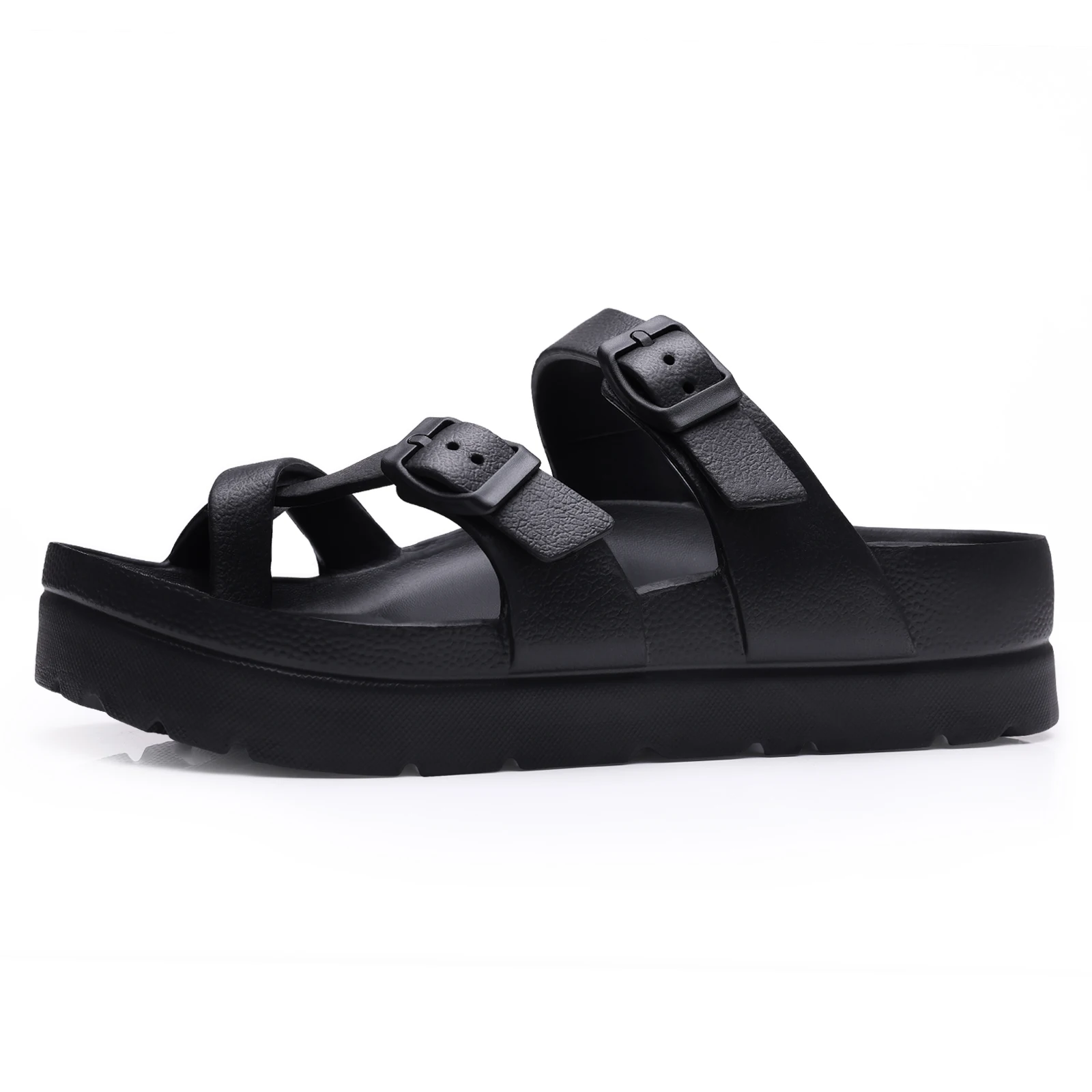 Comwarm Orthopädische Damen-Sandalen mit Verstellbarer Schnalle Rutschfeste Modische Slides Weiche Sohle Strandpantoffeln mit Gewölbeunterstützung – Detail 31