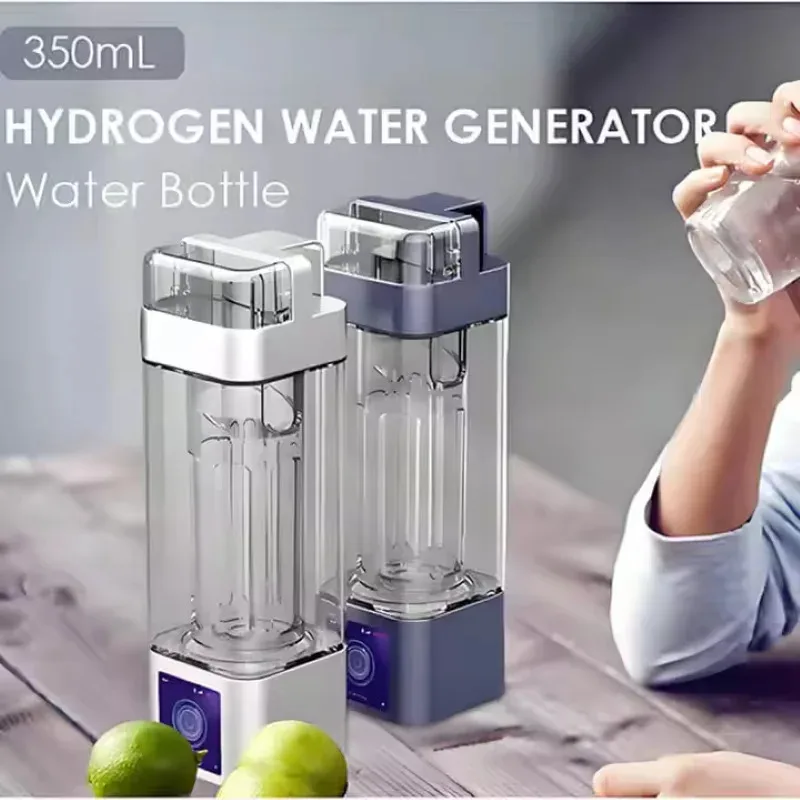 High Quality 6000-9000PPB Hydrogen Rich Water Bottle Cup Portable USB Powered Hydrogen Water Generator for Household Use 4