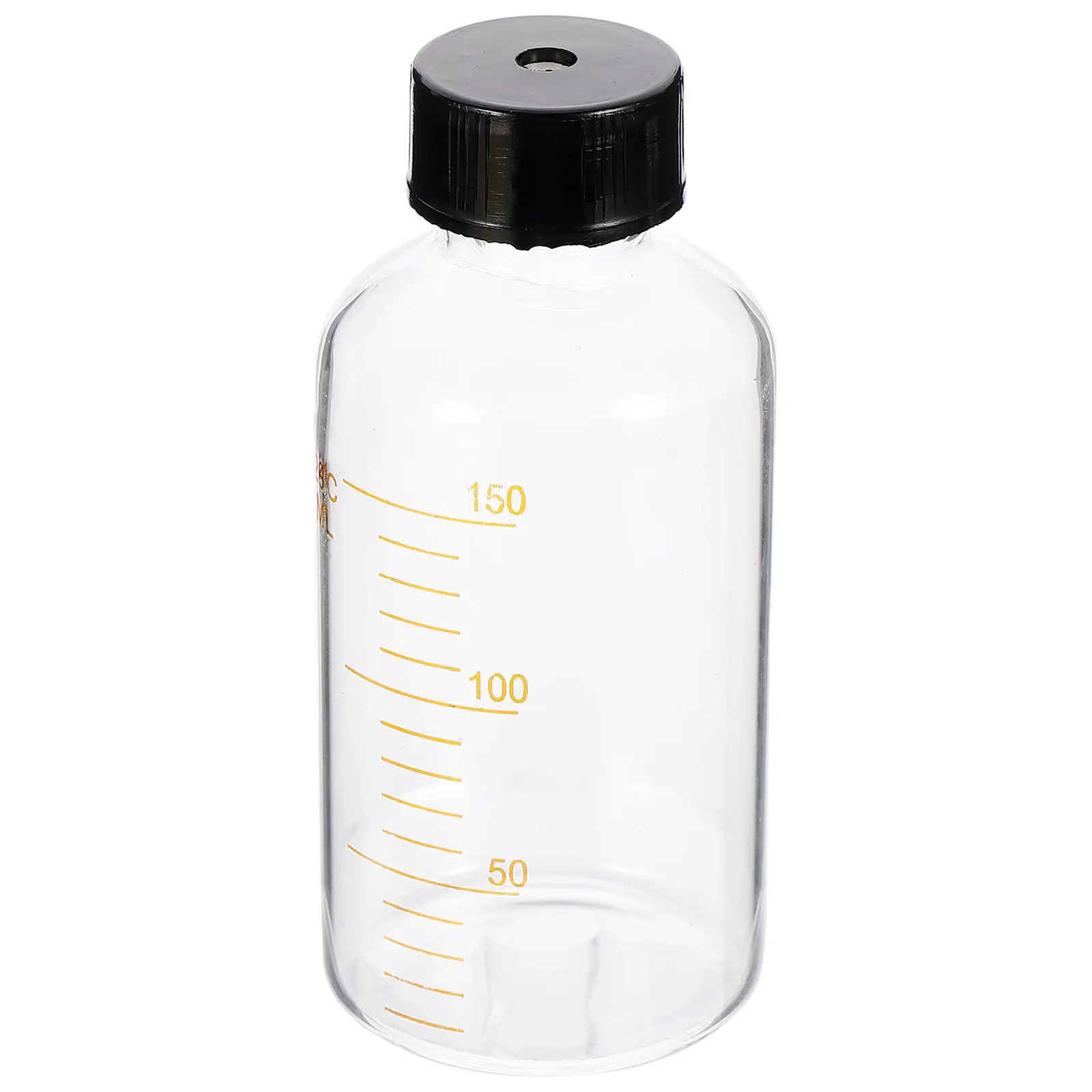 

1Pcs Top Space Vial Premium Clear Glass Sample Bottles Leak Proof Lid Sealed Reagent Transparent Screw Caps Science