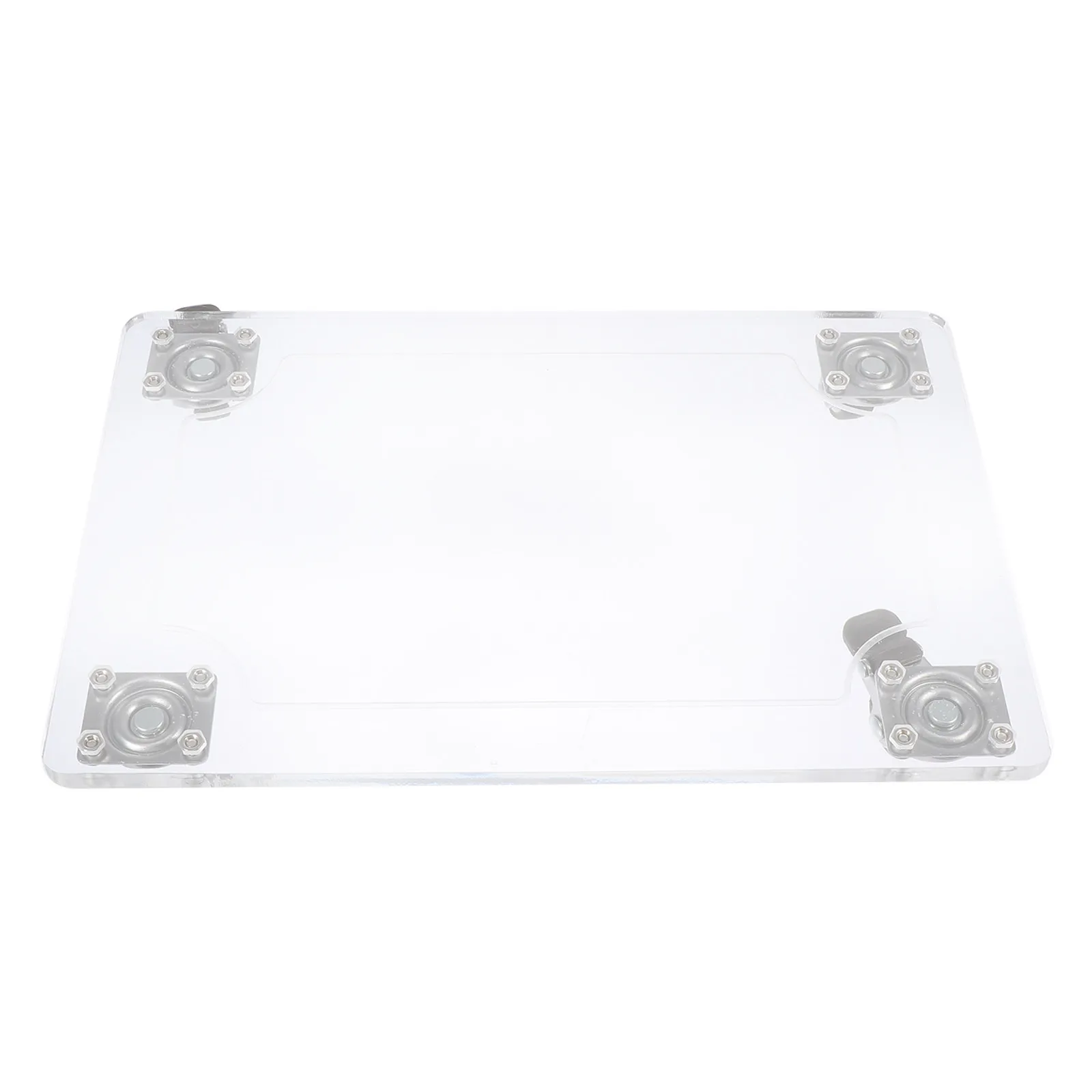 

1Pcs Acrylic Moveable Flowerpot Holder Tray with Excellent Hydrophobicity and Wear Resistance for Convenient Plant Pot