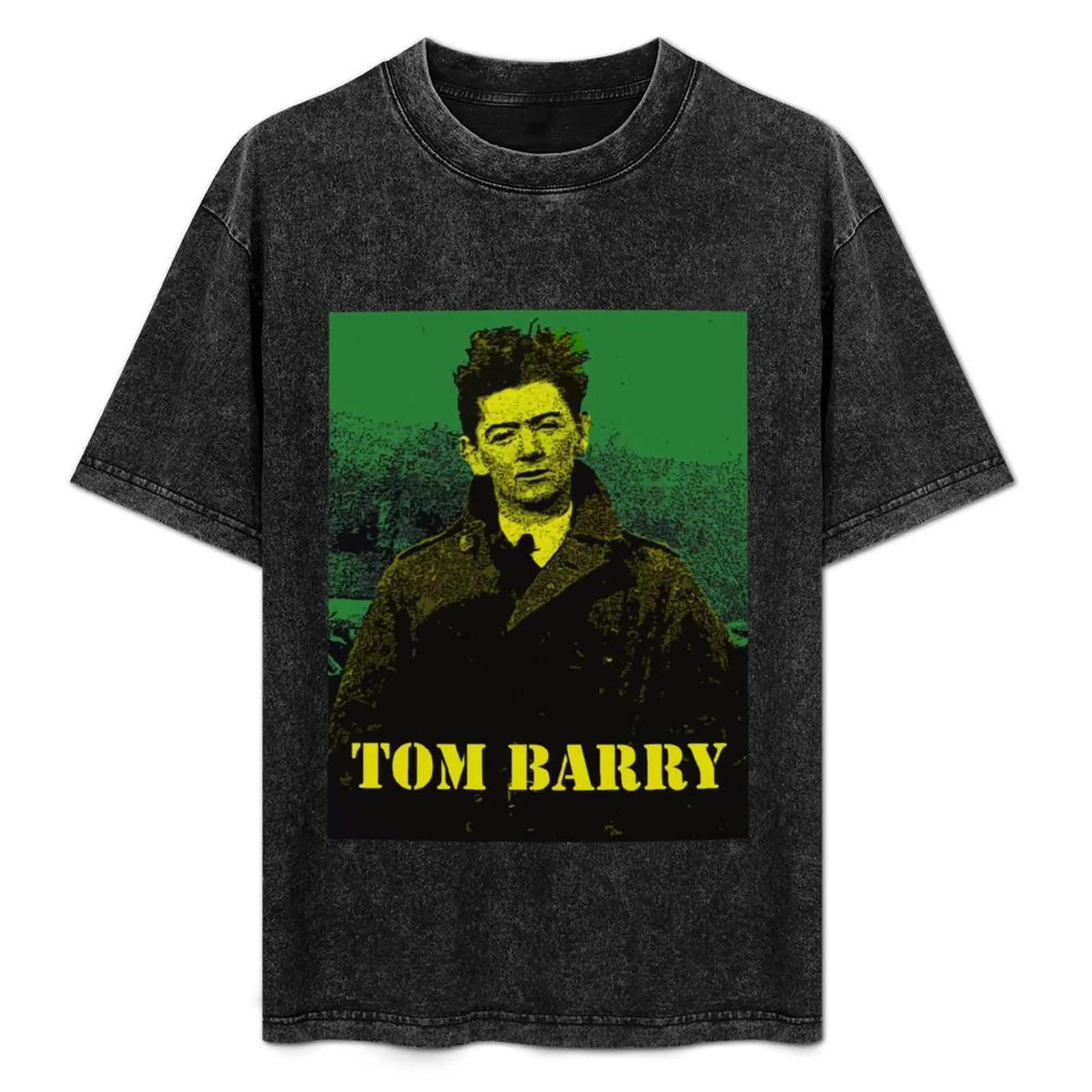 

Tom Barry T-Shirt rapper graphic tees boys animal print anime summer 2025 Short sleeve tee men