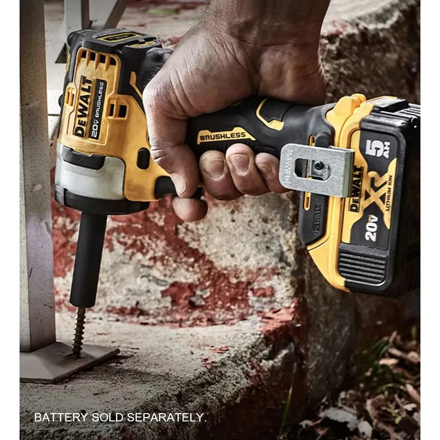 Dewalt DCF922 Rechargeable 20V  Impact Wrench High Torque 205Nm 2500 PRM  LED Lighting Stepless Speed Control  Electric Tools