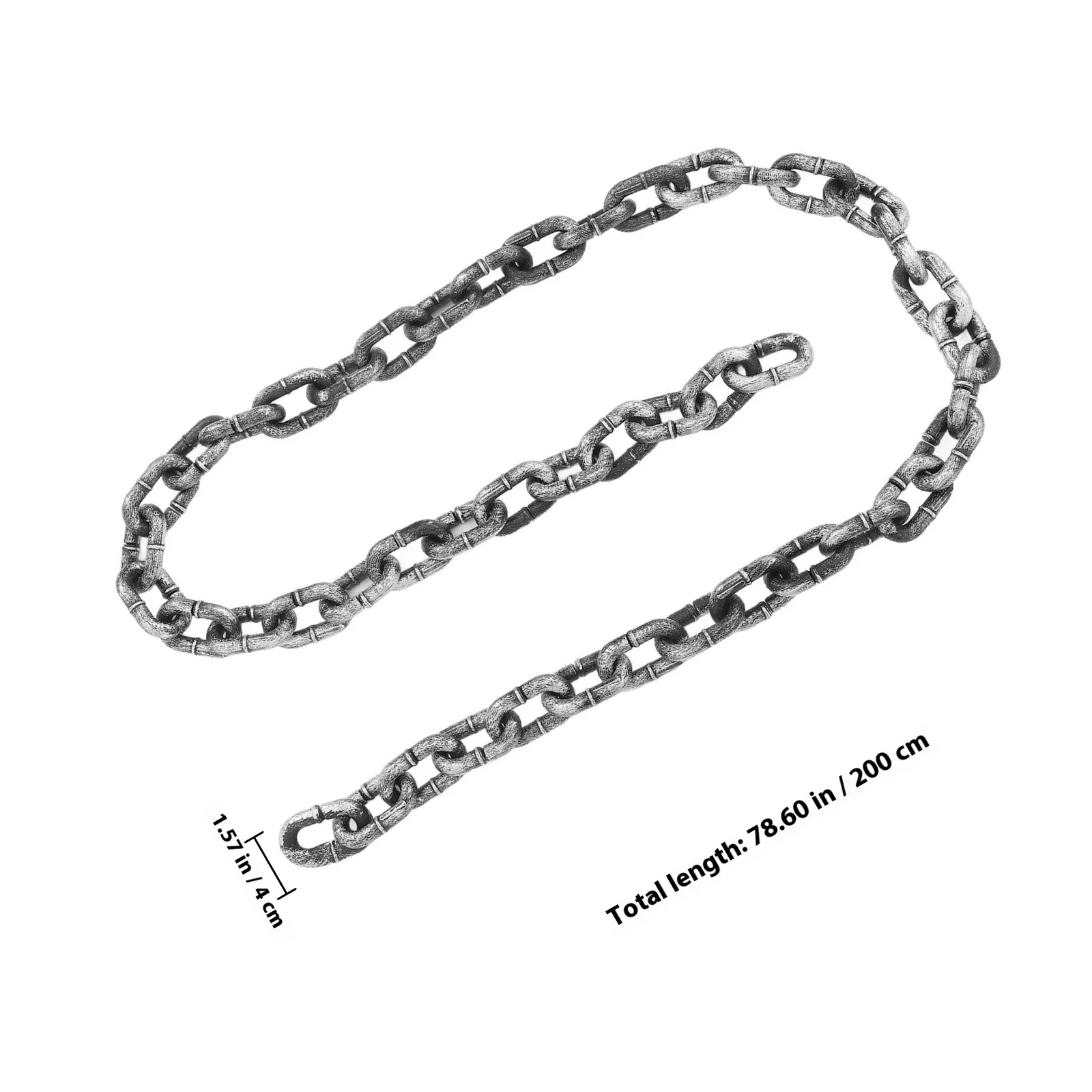 1 st 2 M Halloween Plastic Ketting Decoratieve Barrière Keten voor Party Trick Prop Fake Link Simulatie Keten Halloween Decoratie