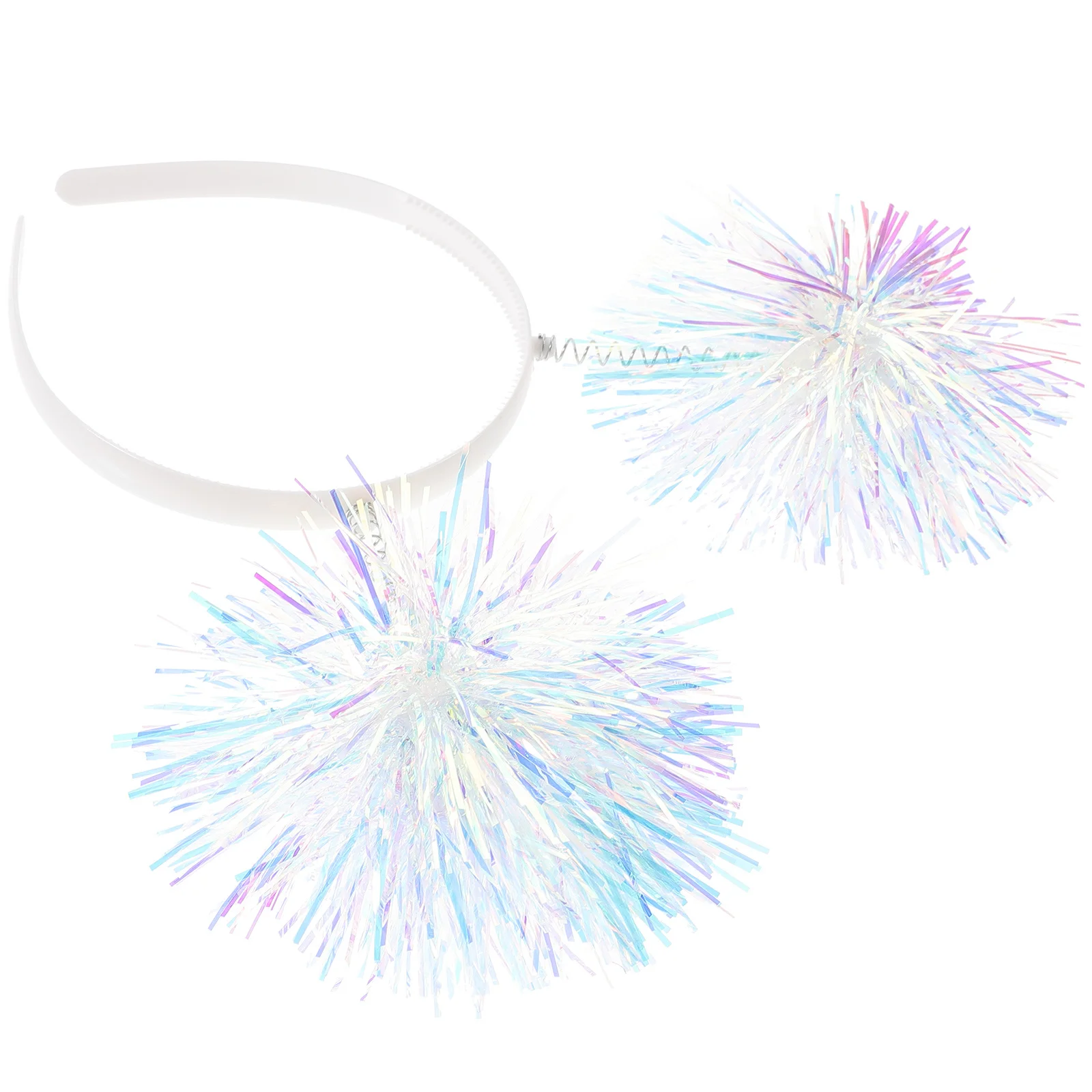 

1pcs Pompom Head Boppers Headband For Women Birthday Party Accessories New Years Valentine Day Celebration Decorations Antenna