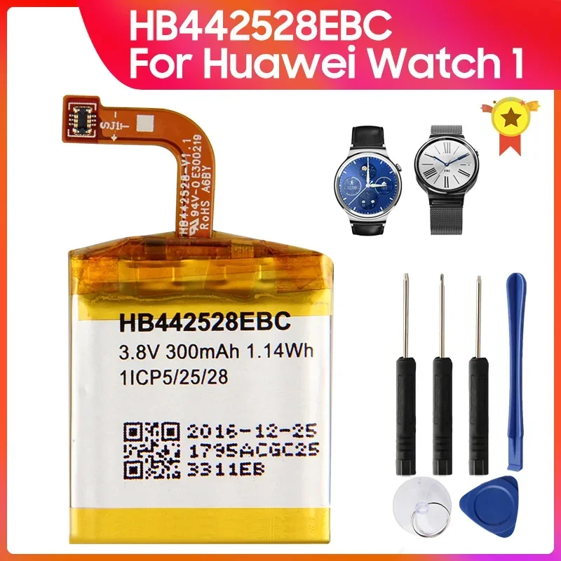 Replacement Battery HB442528EBC For Huawei Watch1 High Quality Batteries 300mAh With Tool