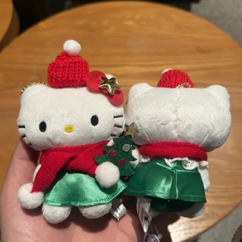 2026 Kawaii مرحبا كيتي الطرفية قلادة دمية لطيف نظارات الموضة Kt القط المفاتيح ظهره اكسسوارات هدايا عيد الميلاد