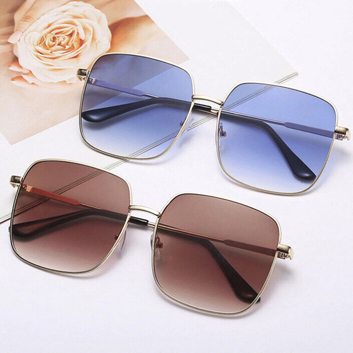 Women's Glasses, Men's Glasses Fashion Trend Sunglasses, Men's and Women's Sunshade, Driving Sunglasses image 3