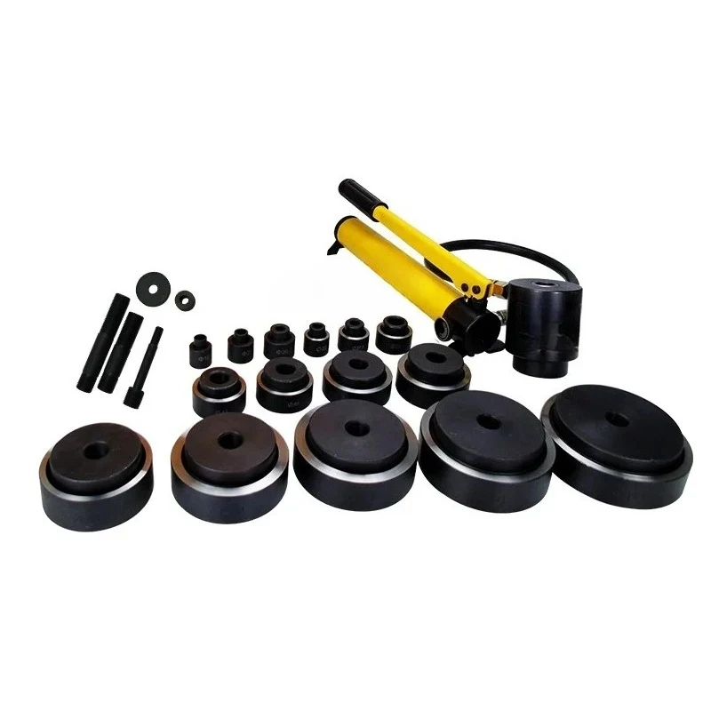 Manual Metal Steel Plate Hole Set - SYK- Hand Pump Hydraulic Punch Driver tools