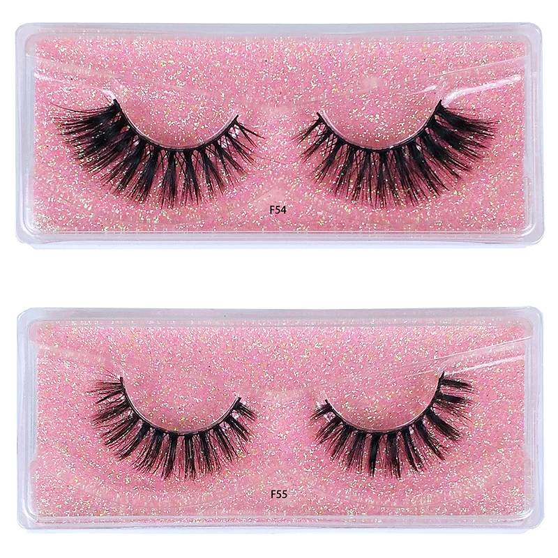 20 Pairs Natural 3D Faux Mink Lashes - Soft, Fluffy, and Thick False Eyelashes for a Natural and Glamorous Look - Eyes Makeup Se