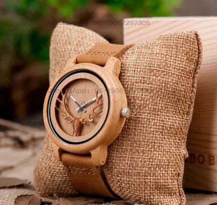 Mori women's simple gift couple wood watch women's student ins style niche design