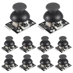 10PCS Thumb Joystick Module Dual Axis Sensor Game Controller Sensor Joystick Breakout Module for Arduino PS2 Raspberry Pi