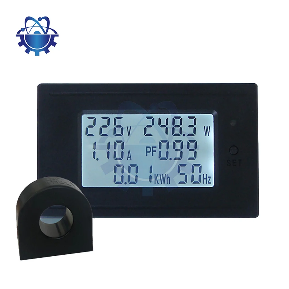 1100W/2200W/4400W/22000W Digitale AC Voltmeter Ampeter Voltmeter Voltmeter Huidige Voltdetector Tester Monitor Panel Power Wattmeter Meter