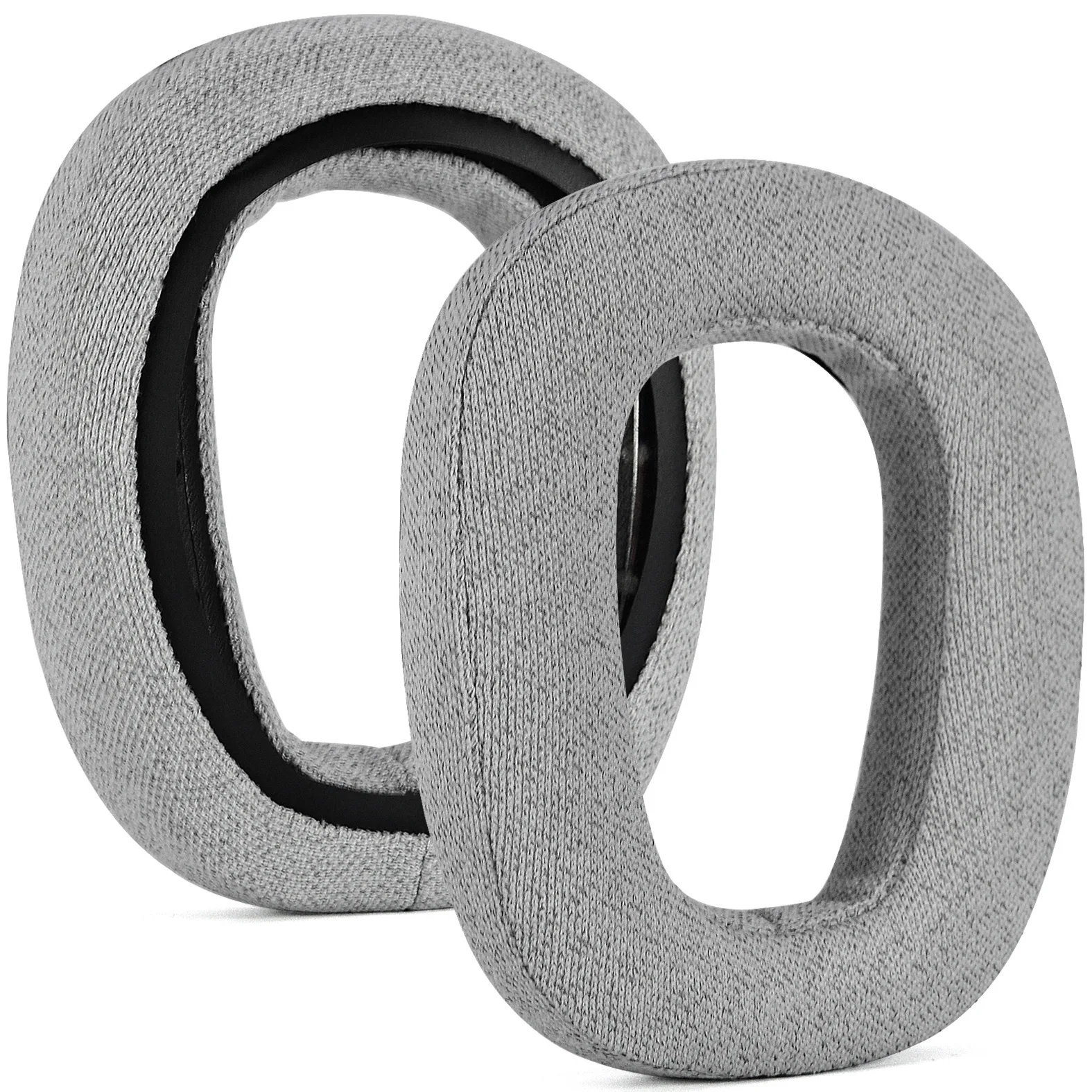 Zachte stoffen oorkussens, vervangende oorkussens compatibel met Logitech Zone Vibe 100 125 G435 hoofdtelefoonaccessoires.