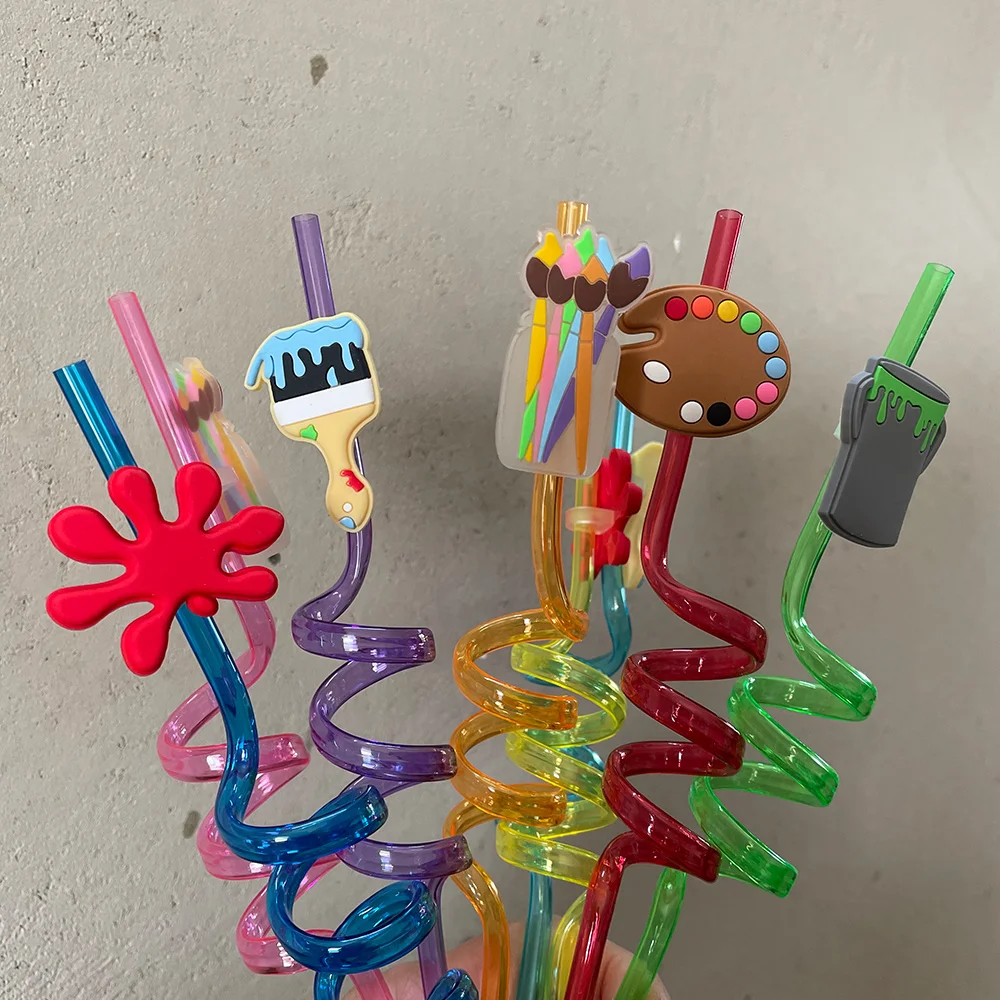Art Paint Party Supplies Artist Birthday Decoration Splatter Palette Brush Keychain Painting Balloons Classroom Decorations