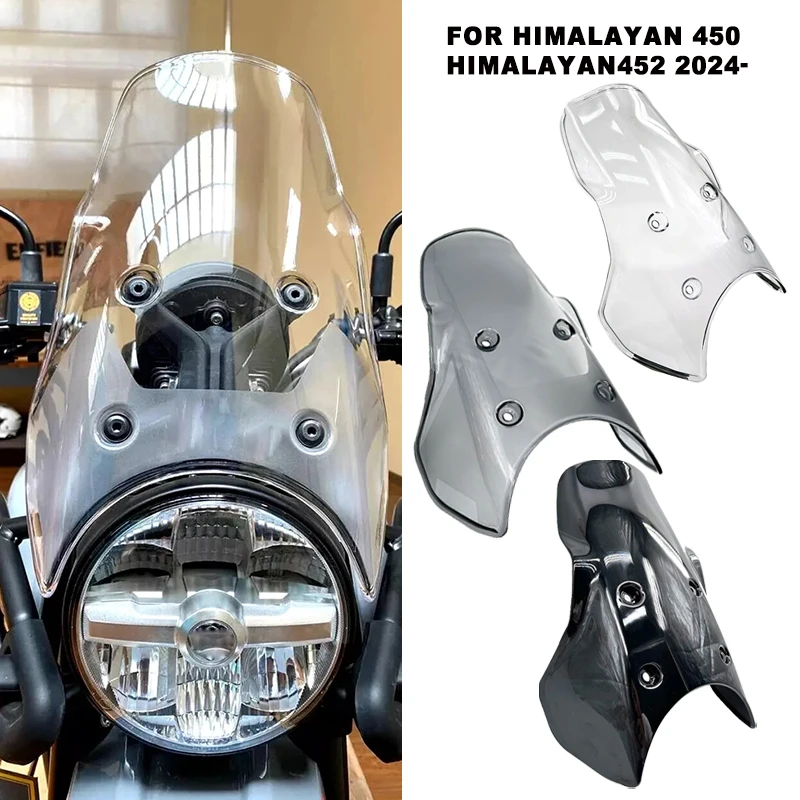 

NEW Windshield Raised Windshield For Himalayan 450 Himalayan452 Himalayan450 2024 2025 Himalayan450 Motorcycle Windshield