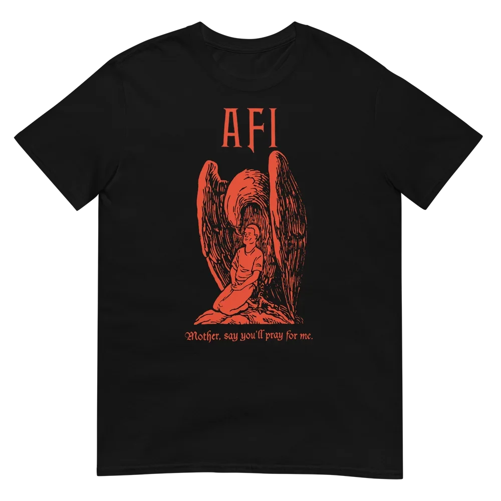 Afi Mother Say You’Ll Pray for Me 3 1/2 Horrorpunk Punk Band T-ShirtAnime Graphic T-shirts  Men Clothing Women Tees Y2K tops