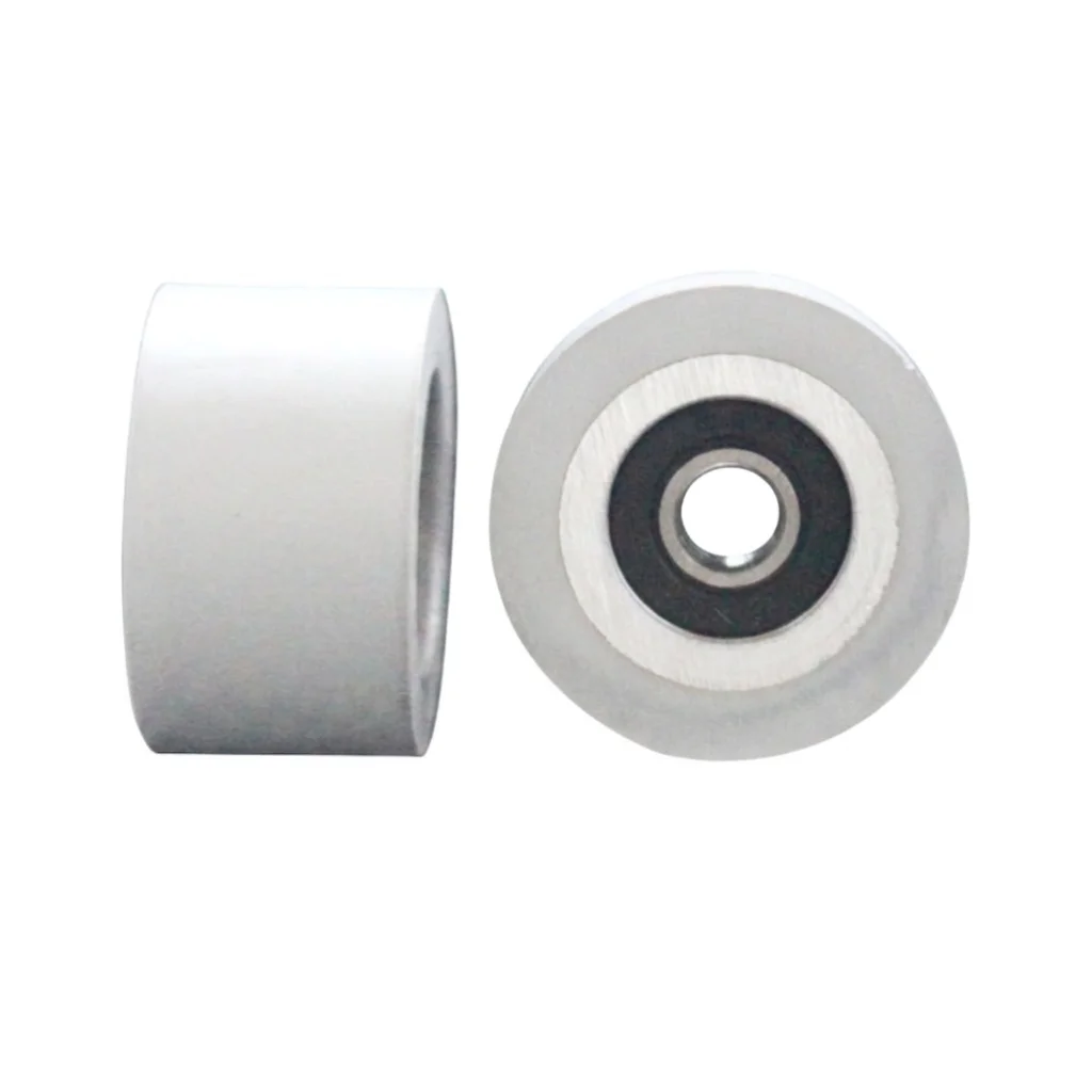 For Edge Banding Press Wheel Constructed with Rubber and Metal Components Bearing Equipped Smooth Interface 38x30x8mm