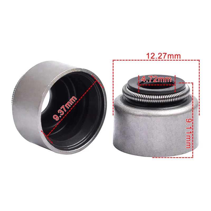 6mm Motorcycle 1 Cylinder Intake Exhaust Valve Stem Oil Seal For Yamaha XT225 Serow TT225 TTR225 TW225E TW225 XT TT TTR TW 225