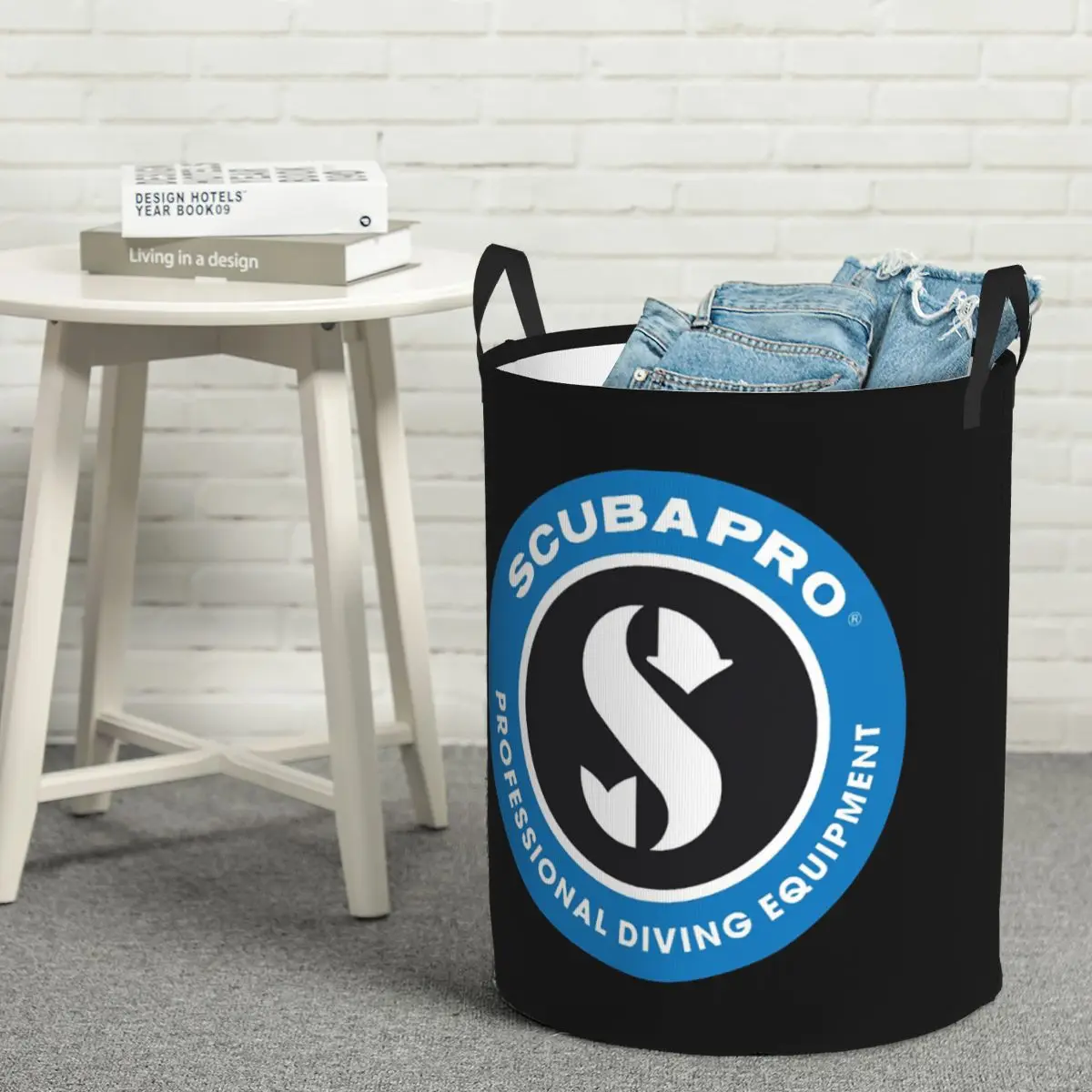 

Laundry Collector Scubapros Diving Logo Foldable Laundry Basket Home Organizer Baby Washing Basket Home Organizer