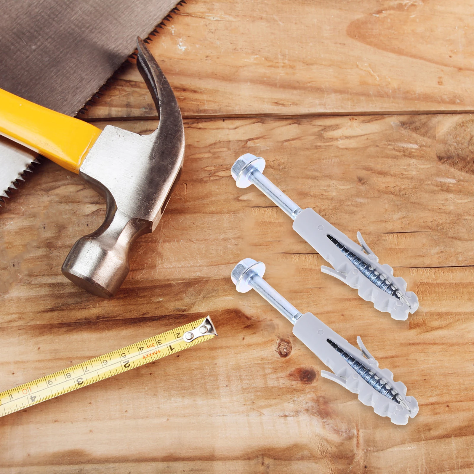 

10 set Mount Anchors Heavy Duty Expansion Screws Wall Brick Drywall Mounting Stands Bolts For Exhaust Hood Durable Sturdy