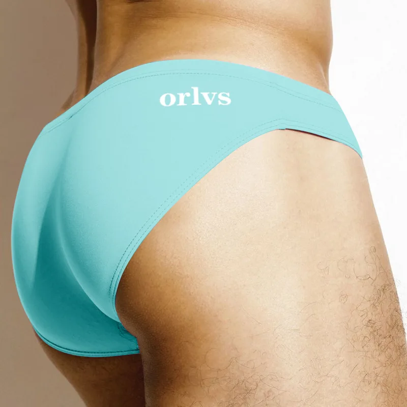 

ORLVS с запахом на бедрах, модальные стимуляционные карманы, однотонные короткие брюки, мужские трусы OR679