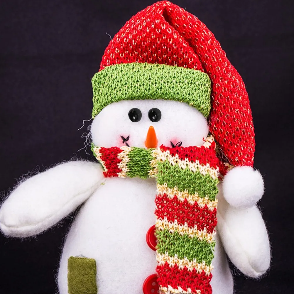 

50Pairs High Quality Black Glass Safety Eyes for DIY Animal Eyes Handmade Crafts Embroidery Sewing Projects Art Supplies School