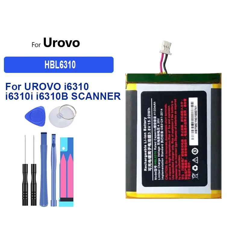 Battery 3000mAh-5000mAh For Urovo i9000s I6200s I6200a I6300a i6310 i6310i i6310B i3000 i6080 DT50D BXRT-DC-07 cBK2800 DBK2800