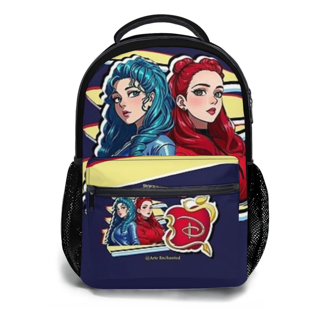 Descendentes 4 The Rise Of Red - Mochila escolar pop para meninas mochila de estudante de grande capacidade desenho animado estudante do ensino médio bac