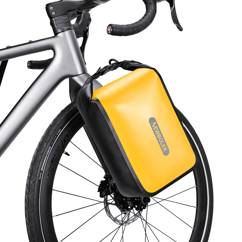 AliExpress NONE NEWBOLER Bicycle Bag 10L Large Capacity Waterproof Electric Hunting Bike Bag Bike Quick Release Fork Bag Bike Rear Seat Bag