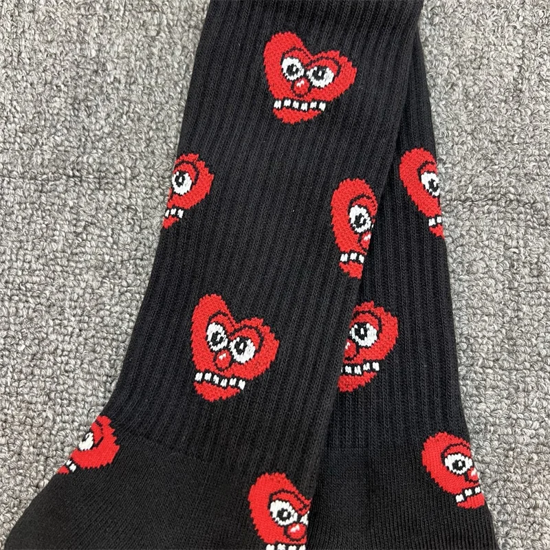 Meias tubo médio estampadas de algodão puro Glo Gang