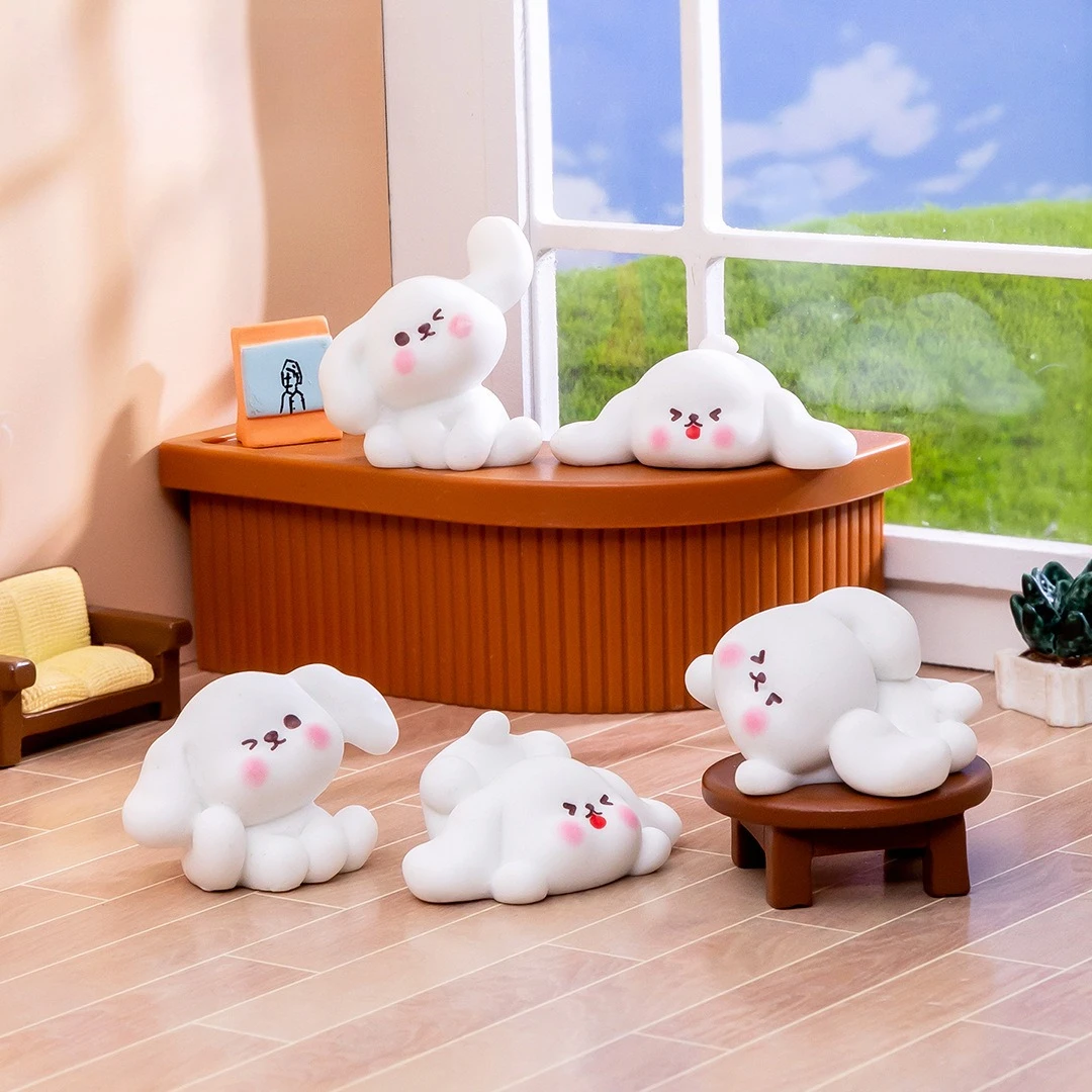 

Creative Cartoon Cute Little White Dog DIY Decorative Accessories Car Mini Small Ornaments