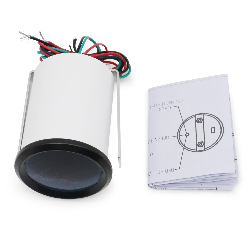 52 mm Boost/Vakuum/Wassertemperatur/Öltemperatur/Ölpresse/Spannung/Drehzahlmesser/Luft-Kraftstoff-Verhältnis/EGT-Messgerät, analoge blaue LED + 52 mm Messgeräte – Detail 33
