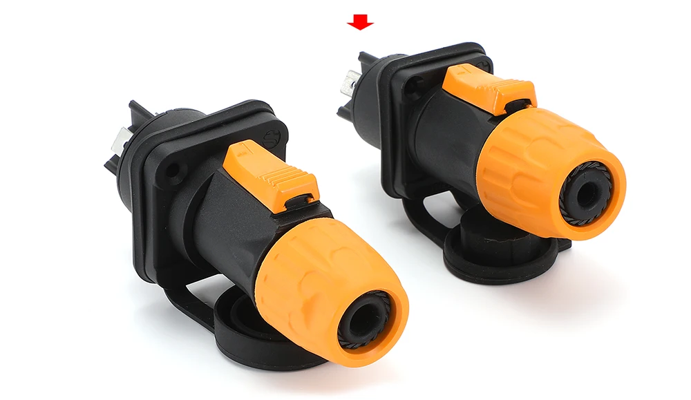 NAC3FX 16A PowerCON Aviation Steckdose Power Eingang Ausgang Adapter IP65 Für Industrielle Steuerung LED Bildschirm Licht Audio Signal ﻿ – Detail 18