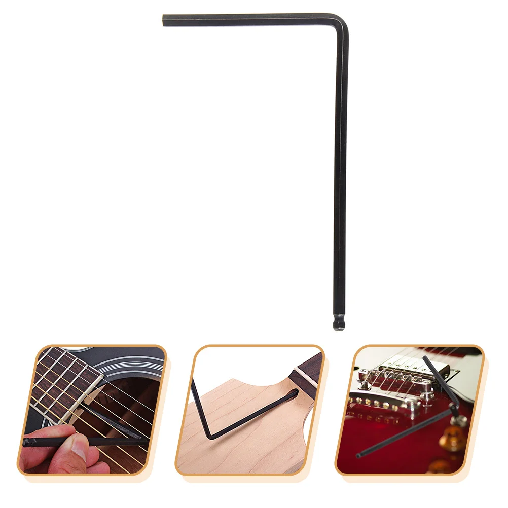 

Guitar Wrench Truss Rod Adjustment Metal Hex Key for Neck Bridge Repair Professional Bass Maintenance Kit