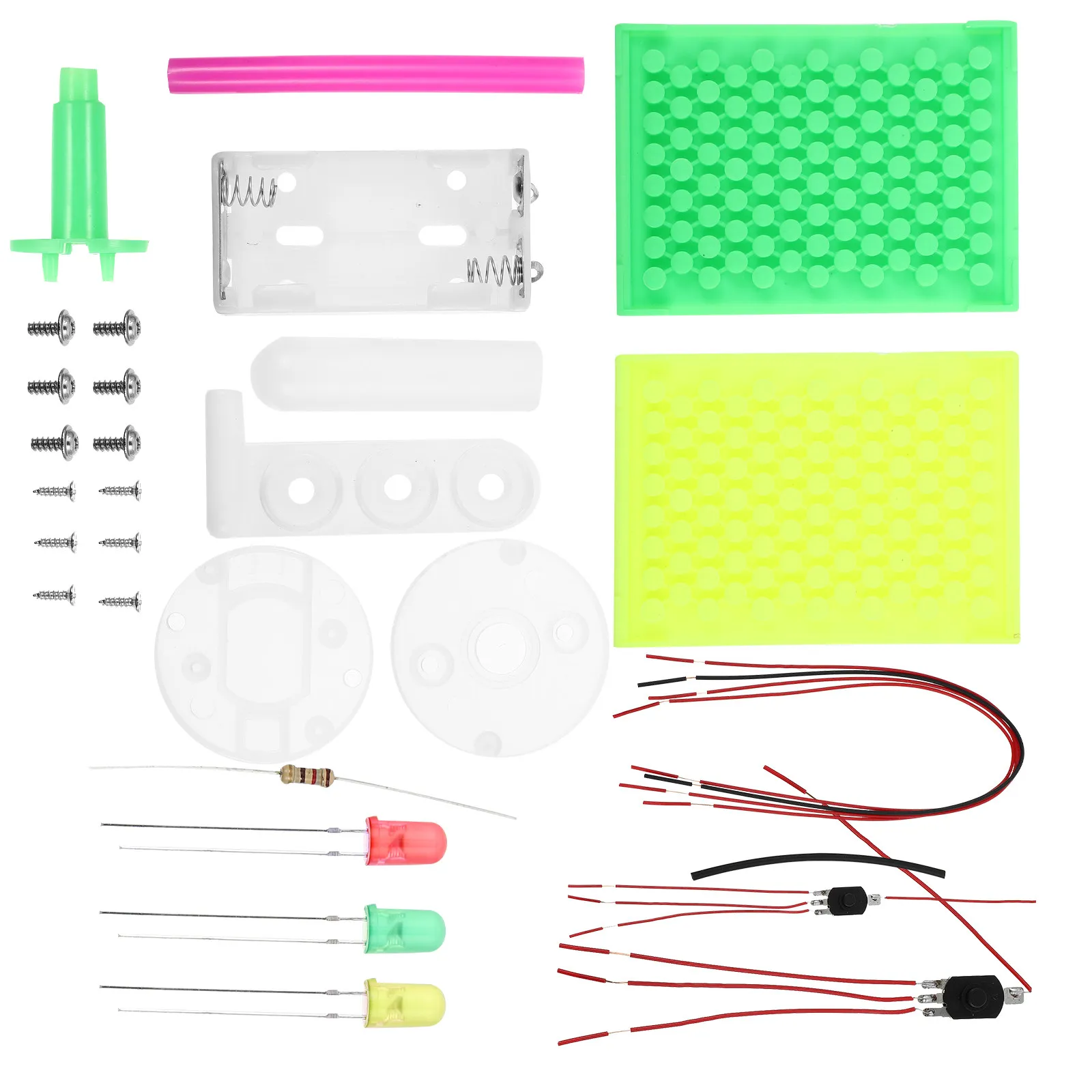 

Набор из 2-х светофоров для обучения детей, развивающий научный эксперимент, игрушка-светофор для дорожных игр