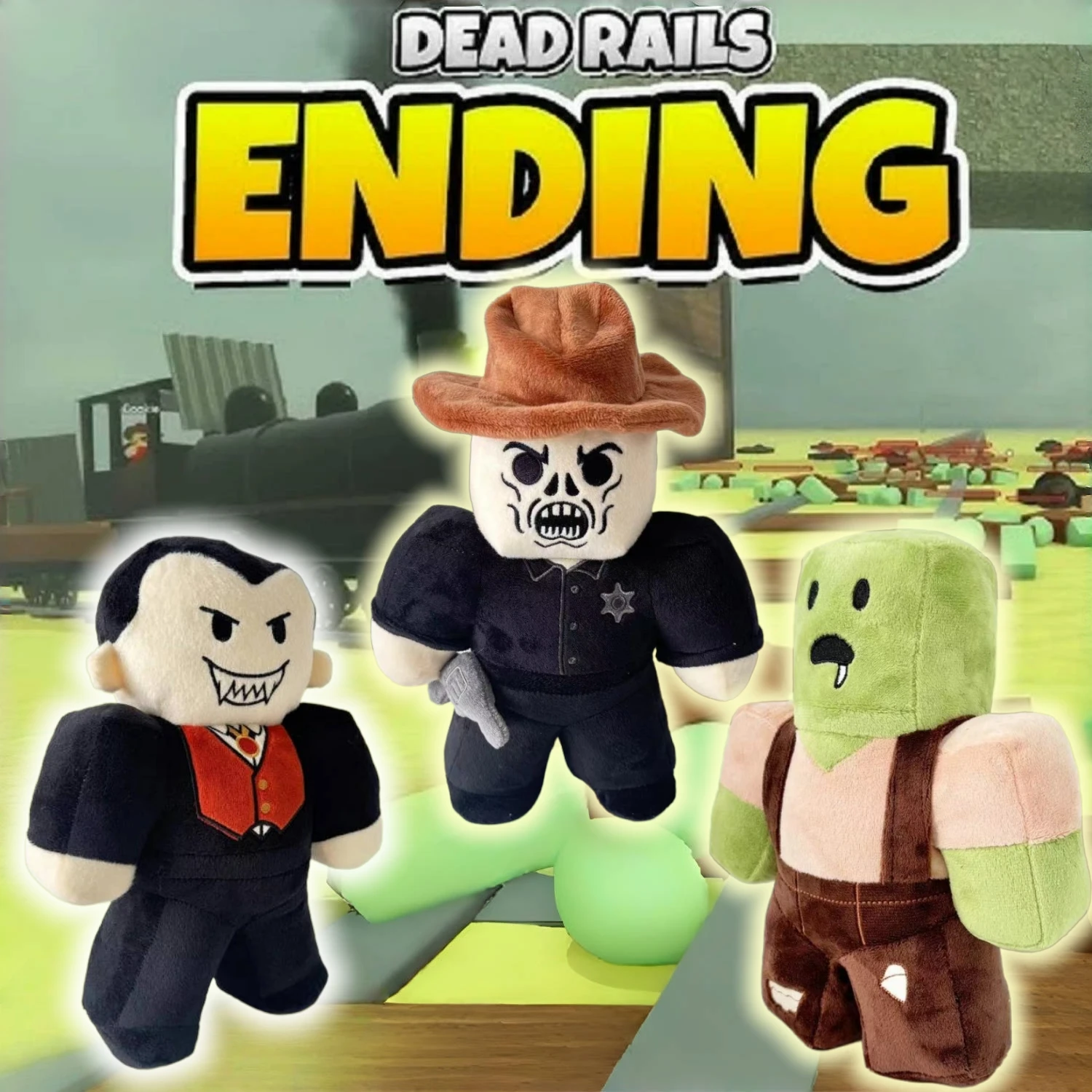 

25 см DEAD RAILS плюшевые игрушки фильм мягкие игрушки игра окружающие плюшевые игрушки фанаты подарки на день рождения игрушки для детей подарки на Хэллоуин