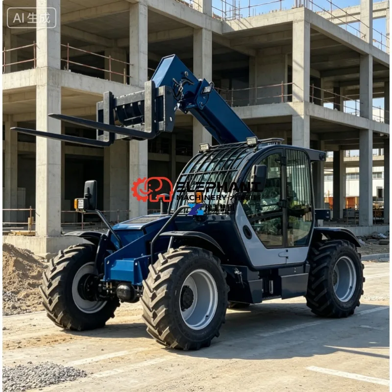 New Design Telehandler Telescopic Wheel Loader Telescopic Mini Loader Small Wheel Loader Forklift for Sale
