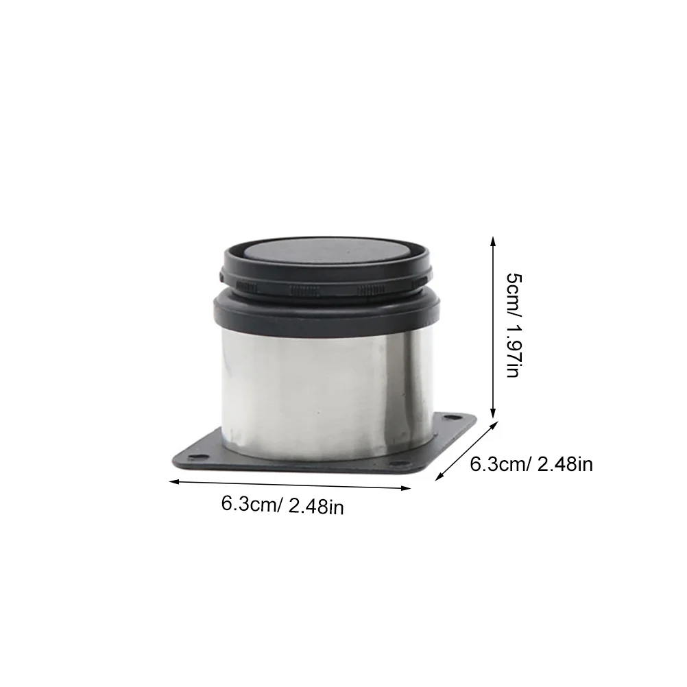 6 шт. регулируемые ножки для мебели из нержавеющей стали, шкаф, диван, стол, кровать, мебель для гостиной, спальни, ножки для дивана