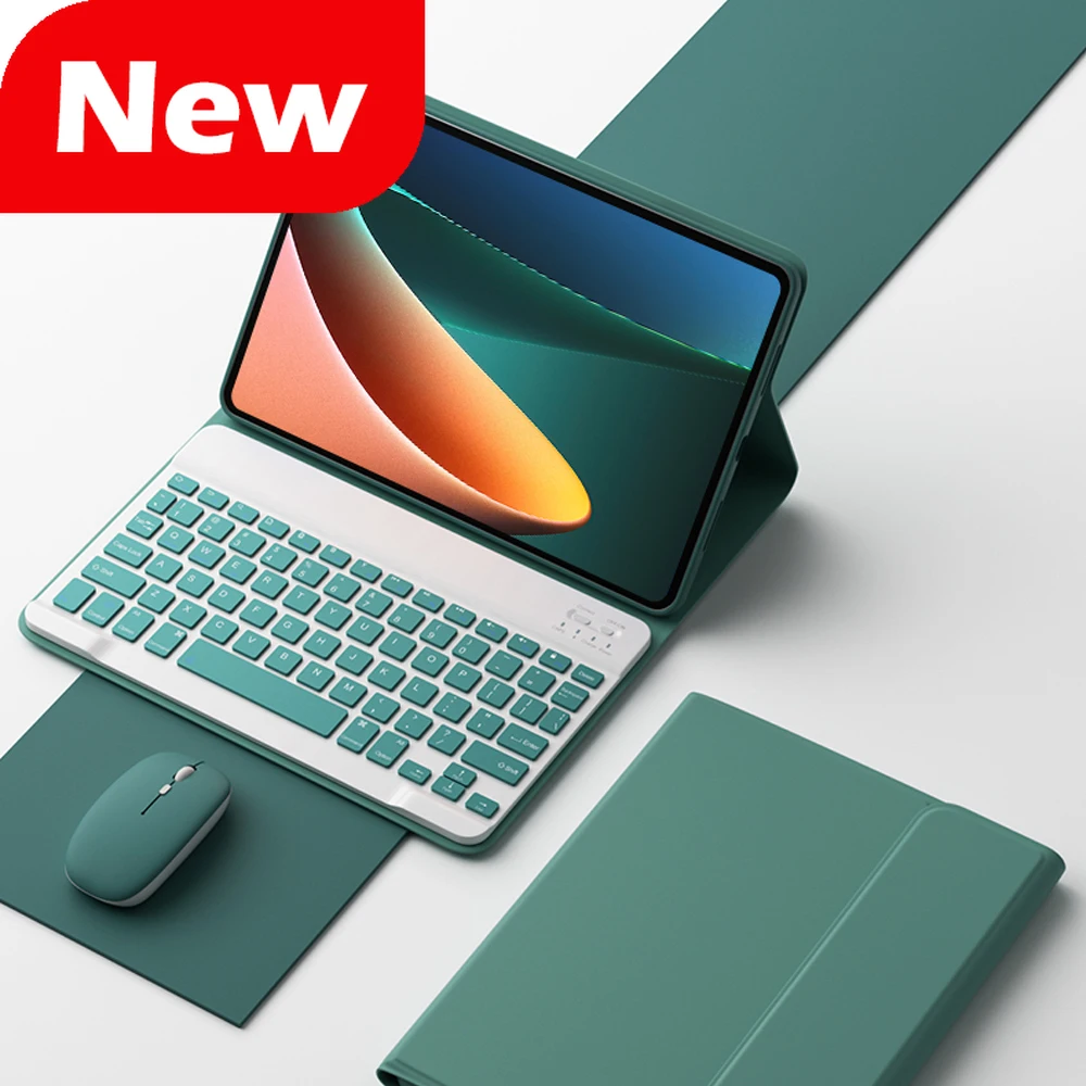 

Чехол с магнитной клавиатурой для Xiaomi Mipad 6 5, чехол с клавиатурой и мышью для Xiaomi Mi Pad 6 5 Pro с держателем для карандашей, чехол для планшета