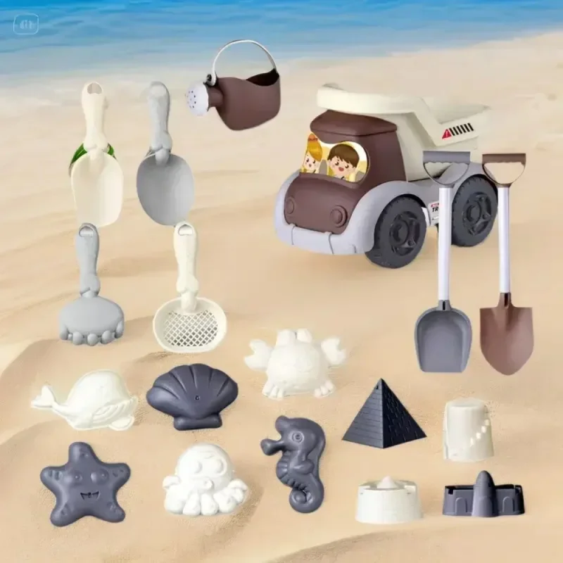 18 STKS Strand Speelgoed Tuin Achtertuin Speelgoed, Outdoor Zand Speelemmer Speelgoed met Schop voor Kinderen Strand Zand Speelgoed Zomer Strand Games