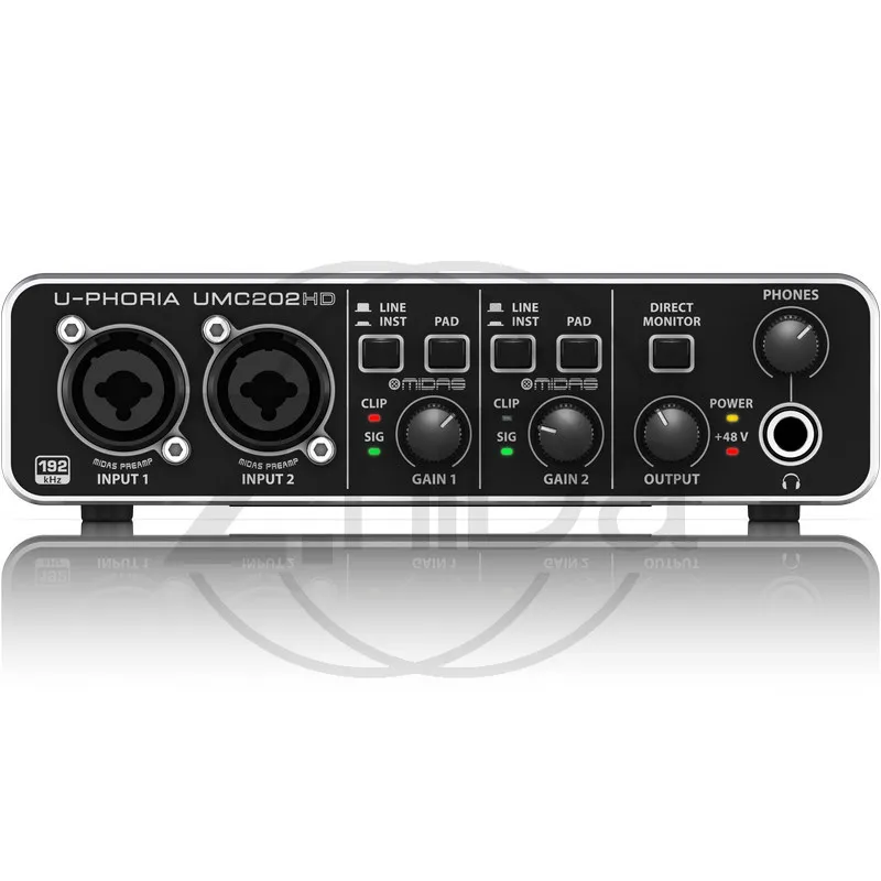

FOR BEHRINGER/BEHRINGER UMC202HD Professional Live High-end USB External Sound Card Computer Recording Guitar