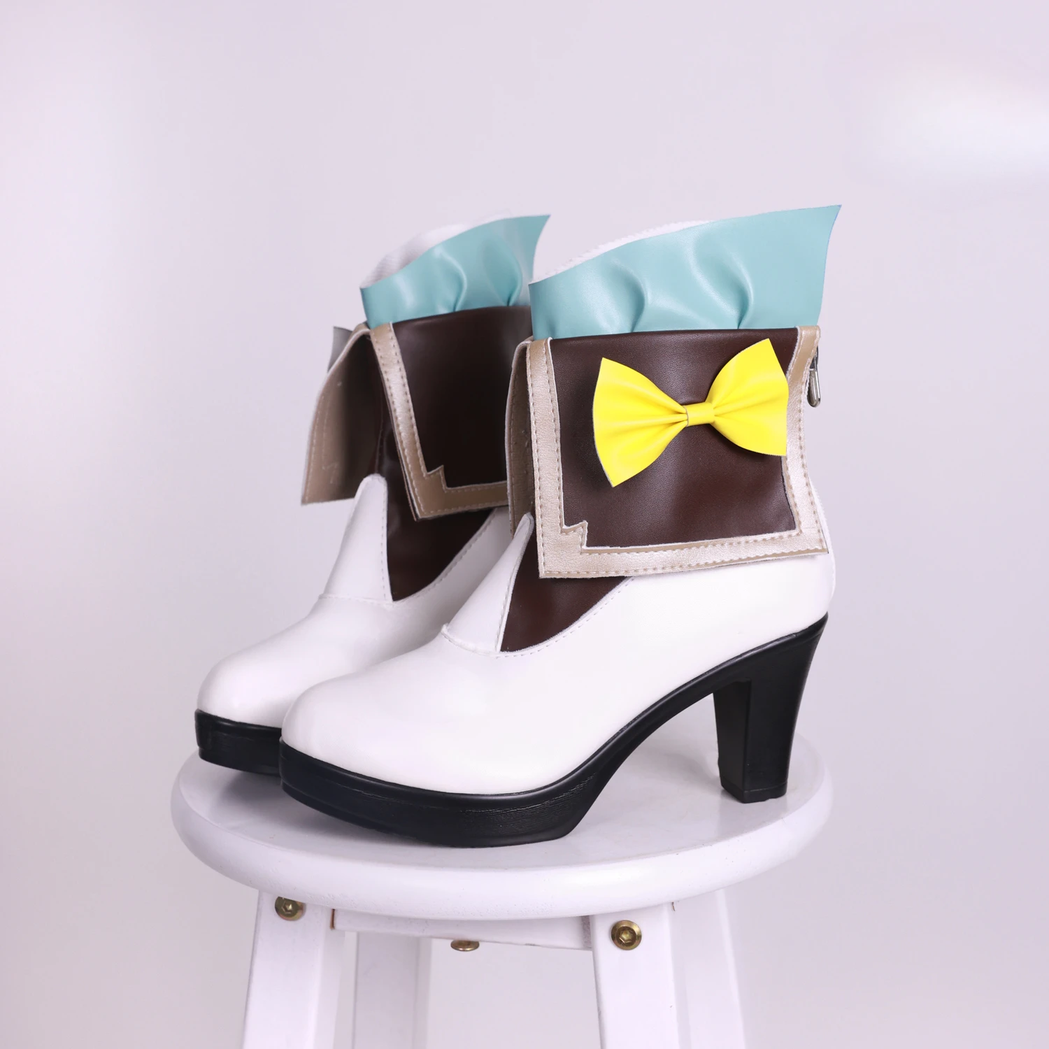 Game Honkai Star Rail Firefly Cosplay Shoes Adult Unisex Leather PU High Heel Boots Halloween Costume Accessories Props