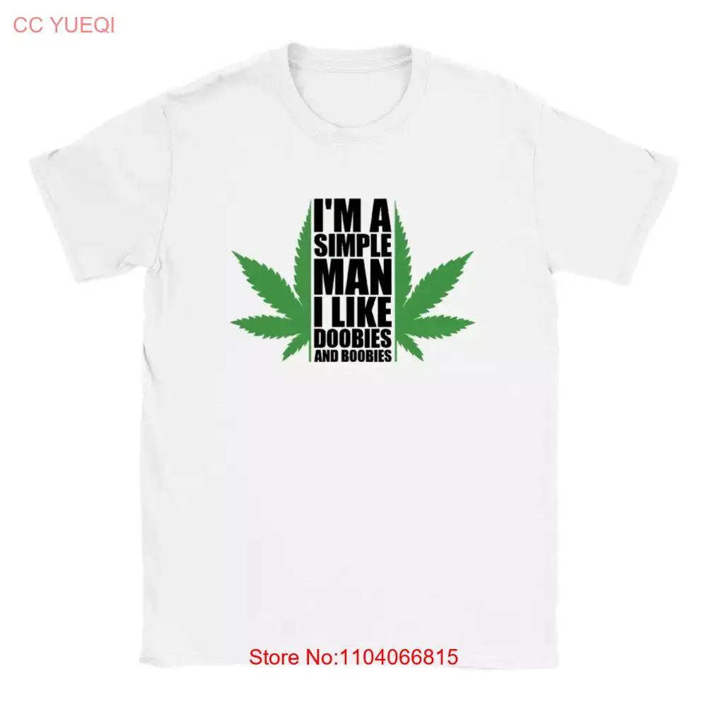 I'm a Simple Man. I Like Doobies and Boobies - Classic Unisex Crewneck T-shirt