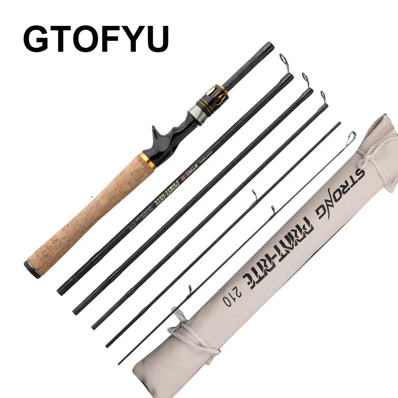 

Carbon Fiber Lure Rod Ultra-short Multi Section Spinning/casting Pole 1.8M/2.1M/2.4M/2.7M Travel Superhard Fishing Rods