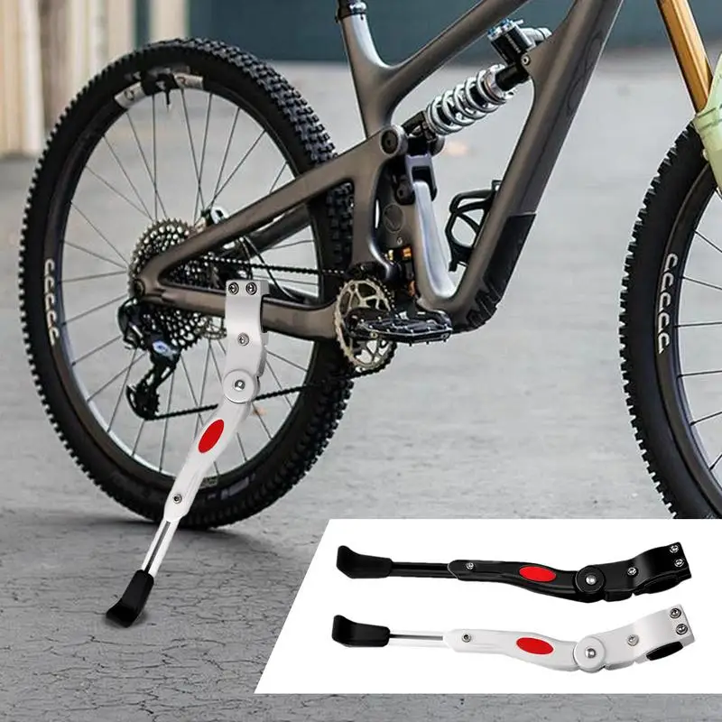

Bike Side Kickstand Bicycles Side Support Kick Stand Cycling Bracket Non-Slip Bike Foot Aluminum Alloy Riding Stand