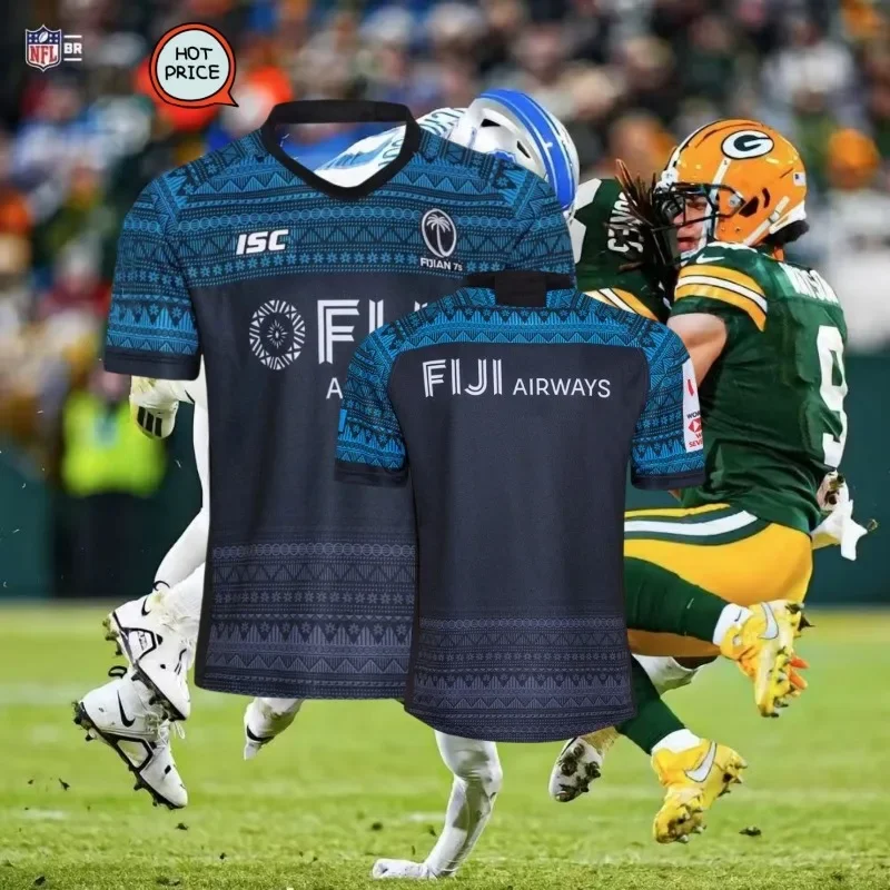 

Fiji Away Rugby Jersey High Quality Comfortable Breathable Leisure Sports Competition Jersey T-shirt Rugby Jersey