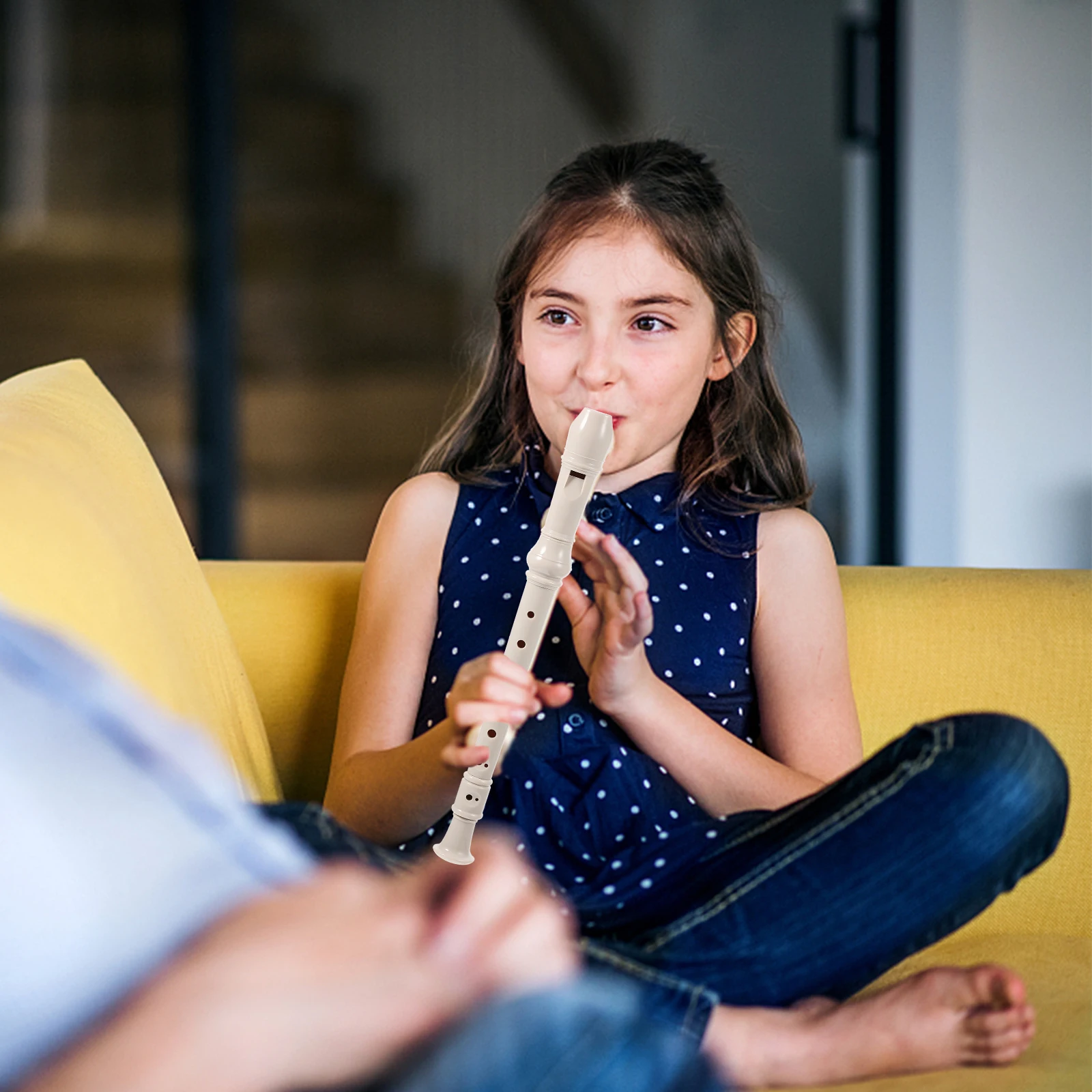 

8 hole Soprano Recorder Clarinet Musical Instrument Kids Beginner Resin Flute Easy Clean Portable Wind Instruments Gift