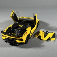 1:18 Aventador SVJ63 Removable Convertible Version Supercar Alloy Diecast Model Car Auto Parts Sales Store Interior Collection